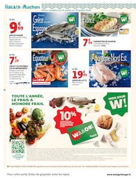Prix et réduction Crevettes cuites dans le prospectus Auchan Hypermarché en cours Offre Crevettes cuites dans le catalogue Auchan Hypermarché du moment à la page 18
