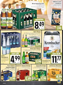 Krombacher im EDEKA Prospekt "Aktuelle Angebote" mit 20 Seiten (Gießen)