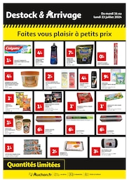 Prospectus Auchan Hypermarché à Bordeaux, "Destock & Arrivage", 2 pages, 16/07/2024 - 22/07/2024