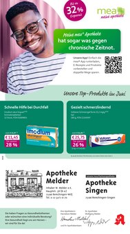 Aktueller mea - meine apotheke Prospekt "Unsere Juni-Angebote" für Remchingen Aktueller mea - meine apotheke Prospekt für Remchingen mit Seiten