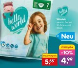 Windeln im Netto Marken-Discount Prospekt Windeln von Hallo Welt im aktuellen Netto Marken-Discount Prospekt für 4,99 €