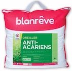 Oreiller 60x60cm Anti-Acariens - BLANREVE - Hyper U à Caen Oreiller 60x60cm Anti-Acariens - BLANREVE en promo chez Hyper U Caen à 9,68 €