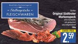 Original Südtiroler Markenspeck von Senfter im aktuellen EDEKA Prospekt für 2,59 €