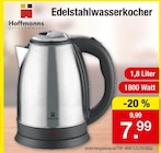 Edelstahlwasserkocher Angebote von Hoffmanns bei Zimmermann Göttingen für 7,99 €