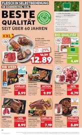 Biofleisch im Kaufland Prospekt in Moers Aktueller Kaufland Prospekt mit Biofleisch, "Aktuelle Angebote", Seite 20