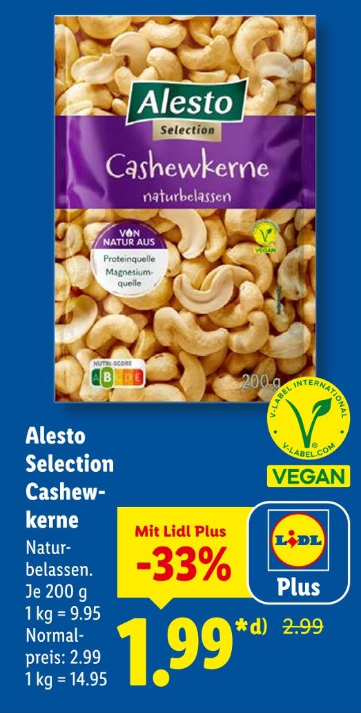 Selection Cashewkerne