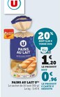 Pains au lait - U à 0,96 € dans le catalogue U Express