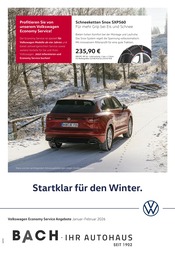 Aktueller Volkswagen Werkstatt & Auto Prospekt in Veldenz und Umgebung, "Startklar für den Winter" mit 1 Seite, 01.01.2026 - 28.02.2026