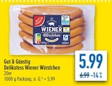 diska Ronneburg - Delikatess Wiener Würstchen Angebot im Prospekt Delikatess Wiener Würstchen bei diska im Ronneburg Prospekt für 5,99 €