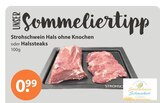 Aktuelles Strohschwein Hals ohne Knochen Angebot bei V-Markt in Regensburg ab 0,99 €