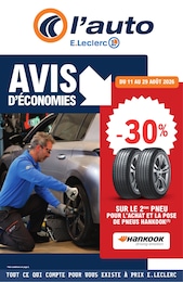 Prospectus Supermarchés E.Leclerc en cours, AVIS D'ÉCONOMIES, 8 pages, 11/08/2026 - 29/08/2026 Catalogue Supermarchés E.Leclerc en cours à Cherbourg-Octeville et alentours, AVIS D'ÉCONOMIES, 8 pages, 11/08/2026 - 29/08/2026