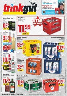 Bier im aktuellen Trinkgut Prospekt (Langenfeld (Rheinland)) Bier im Trinkgut Prospekt "Aktuelle Angebote" mit 6 Seiten (Langenfeld (Rheinland))