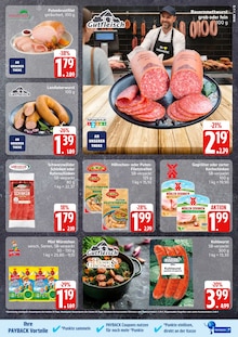 Mettwurst im aktuellen EDEKA Prospekt (Rostock) Mettwurst im EDEKA Prospekt "Top Angebote" mit 32 Seiten (Rostock)