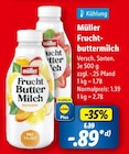 Lidl Gribow - Fruchtbuttermilch Angebot im Prospekt Fruchtbuttermilch bei Lidl im Gribow Prospekt für 0,89 €