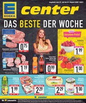 Cola im E center Prospekt in Neusäß Aktueller E center Prospekt mit Cola, "Wir lieben Lebensmittel.", Seite 1