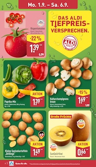ALDI Nord Prospekt der aktuellen Woche, gĂŒltig von 01.09.2025 bis 06.09.2025 Aktueller ALDI Nord Prospekt "Aktuelle Angebote" mit 43 Seiten