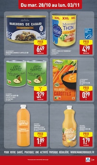 Promotion Smoothie dans le prospectus Aldi, valable du 28/10/2025 au 03/11/2025 Promo Smoothie dans le catalogue Aldi du moment à la page 29