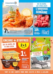 Catalogue Supermarchés E.Leclerc en cours à Villeneuve-du-Paréage et alentours, L'arrivage de la semaine, 64 pages, 30/04/2024 - 04/05/2024