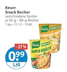 Snack Becher von Knorr im aktuellen V-Markt Prospekt für 0,99 €