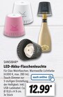 LED-Akku-Flaschenleuchte Angebote von SANSIBAR bei Lidl Essen für 12,99 €