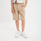 Bermuda cargo coton beige garçon en promo chez La Halle Bermuda cargo coton beige garçon dans le catalogue La Halle