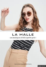 Catalogue La Halle à Suresnes, avec 11 pages Prospectus La Halle à Suresnes, "Les basiques d'été à petits prix !", 11 pages, 21/06/2022 - 15/09/2022
