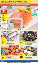 Promos Huîtres dans le catalogue "AU COEUR DU GOÛT" de Carrefour Huîtres en promo dans le catalogue Carrefour à la page 5