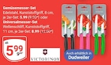 Gemüsemesser-Set oder Universalmesser-Set von VICTORINOX für 5,99 € bei GLOBUS im Angebot Gemüsemesser-Set oder Universalmesser-Set von VICTORINOX im aktuellen GLOBUS Prospekt