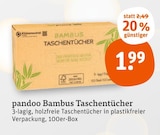 Bambus Taschentücher von pandoo im aktuellen tegut Prospekt für 1,99 €