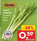 Lauchzwiebeln von Heimat für 0,59 € bei Netto Marken-Discount im Angebot Lauchzwiebeln von Heimat im aktuellen Netto Marken-Discount Prospekt