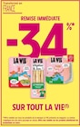 -34% Remise immédiate sur tout La Vie - La Vie dans le catalogue Intermarché Hyper