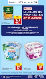 Prix et réduction Cheddar dans le prospectus Aldi en cours Offre Cheddar dans le catalogue Aldi du moment à la page 32