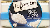 Le Riz au Lait au Riz de Camargue - La Fermière en promo chez Netto Le Riz au Lait au Riz de Camargue - La Fermière dans le catalogue Netto