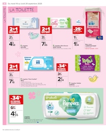 Offre Lingettes dans le catalogue Carrefour du moment à la page 28