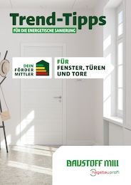 Baustoff Mill Prospekt für Sinntal: "Trend-Tipps FÜR DIE ENERGETISCHE SANIERUNG", 8 Seiten, 20.09.2024 - 29.09.2024