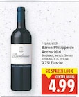 Bordeaux von Baron Philippe de Rothschild für 4,99 € bei E center im Angebot Bordeaux von Baron Philippe de Rothschild im aktuellen E center Prospekt