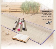 Strandmatte bei Rofu Kinderland in Augsburg Strandmatte im Angebot bei Rofu Kinderland Augsburg für 2,99 €