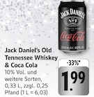 Old Tennessee Whiskey & Coca Cola von Jack Daniel's im aktuellen EDEKA Prospekt