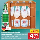 Aktuelles Natürliches Mineralwasser Angebot bei Netto Marken-Discount in Nürnberg ab 4,99 €