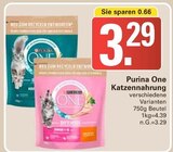 Katzennahrung im Angebot bei WEZ in Löhne Katzennahrung Angebote von Purina One bei WEZ Löhne für 3,29 €