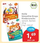 Smoothie Drops Kindersnacks von Holle im aktuellen budni Prospekt