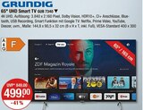 65" UHD Smart TV GUB 7340 Angebote von GRUNDIG bei V-Markt Augsburg für 499,00 €