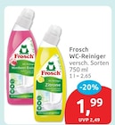 WC-Reiniger Himbeer-Essig von Frosch für 1,99 € bei budni im Angebot WC-Reiniger Himbeer-Essig von Frosch im aktuellen budni Prospekt
