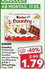 Country Angebote von Kinder bei Kaufland Herne für 1,79 €