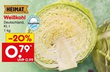 Weißkohl von HEIMAT im aktuellen Netto Marken-Discount Prospekt für 0,79 €