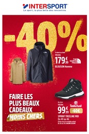 Manteau Homme Angebote im Prospekt "FAIRE LES PLUS BEAUX CADEAUX MOINS CHERS" von Intersport Manteau Homme Angebote im Prospekt "FAIRE LES PLUS BEAUX CADEAUX MOINS CHERS" von Intersport auf Seite 1