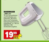 Handmixer „HMD-215“ Angebote bei E center Schwäbisch Gmünd für 19,99 €