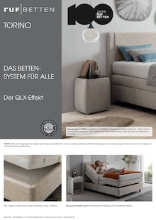 Boxspringbett im Zurbrüggen Prospekt "RUF BETTEN SPEZIAL" mit 8 Seiten (Essen)