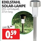 Wreesmann - Edelstahl Solar-Lampe Angebot im Prospekt Edelstahl Solar-Lampe bei Wreesmann im Prospekt "" für 0,59 €