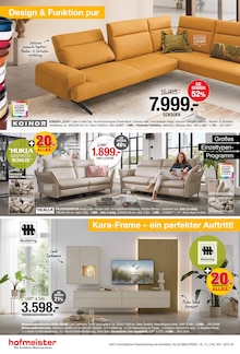 Sofa im hofmeister Prospekt "MACH' DIR DEIN ZUHAUSE SCHÖNER" mit 12 Seiten (Heilbronn)